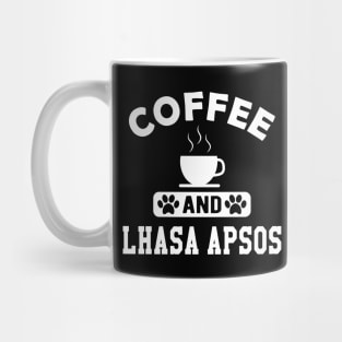 Lhasa Apso Dog - Coffee and Lhasa Apsos Mug